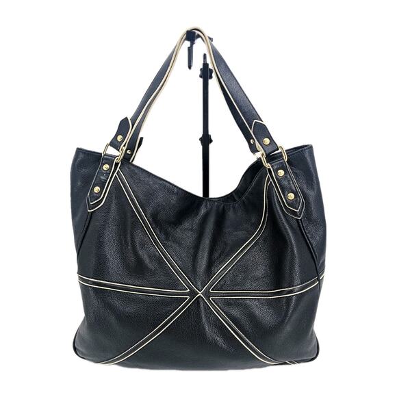 Steven by Steve Madden xl Black Tote Bag Slouchy Leather Purse Oversize Bag - Picture 1 of 13
